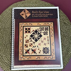 Birds Eye View Kansas Troubles Quilters Quilt Block 98”x104” Lynne Hagmeier